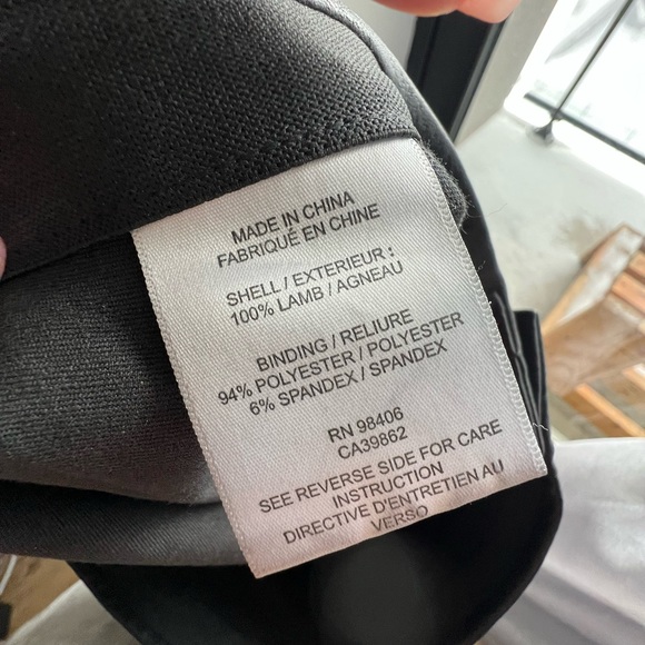 Theory Lambskin Trousers - Picture 5 of 5